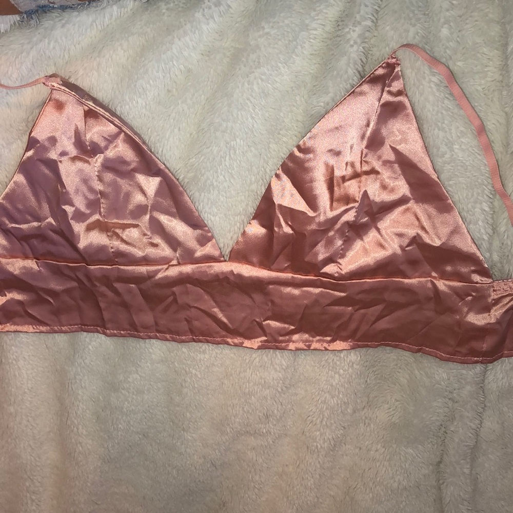 pink tank top/ lingerie